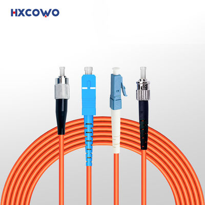 satın al Simplex Duplex FTTH Patch Cord SC/LC/FC/ST UPC/APC Multimode Fiber Patch Cable çevrimiçi üretim