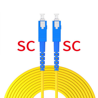 satın al 1core Fiber Optic Patch Cord SC To SC UPC/APC 2.0mm/3.0mm G652D/G657A for in FTTH çevrimiçi üretim