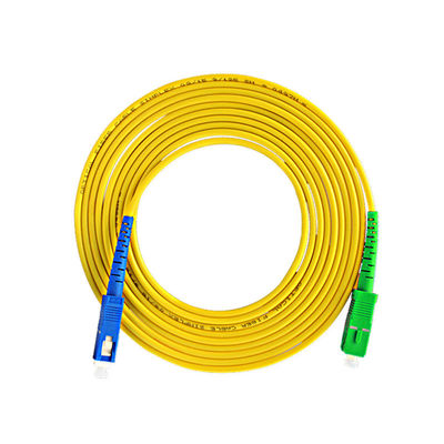 satın al 2.0mm 3.0mm Tek Modlu Fiber Patch Cord SC SC APC UPC Fiber Jumper Çevrimiçi üretim