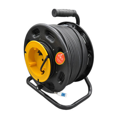 satın al FTTx Taktiksel Fiber Reel Özel Spiral Zırhlı Fiber Optik Kablo çevrimiçi üretim
