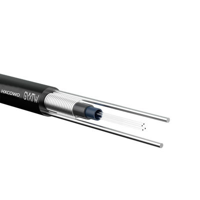 Özel Uzunluk GYXTW Açık Hava İzleme Kamerası Projesi için Fiber Optic Kablo Fiber Tipi G652D/G657A1/G657A2 4-12 Çekirdek