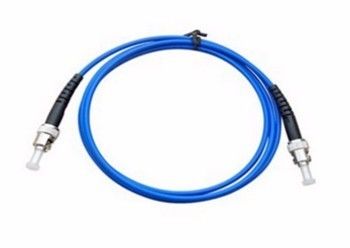 Armoured ST/PC to ST/UPC Fiber Patch Cord
